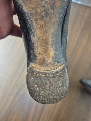 Lot 323 - Clothing. A pair of early-mid 19th century ladies' riding boots, by Stone of Brighton