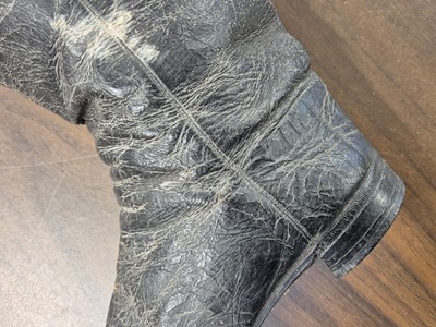 Lot 323 - Clothing. A pair of early-mid 19th century ladies' riding boots, by Stone of Brighton
