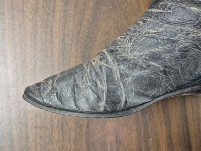 Lot 323 - Clothing. A pair of early-mid 19th century ladies' riding boots, by Stone of Brighton