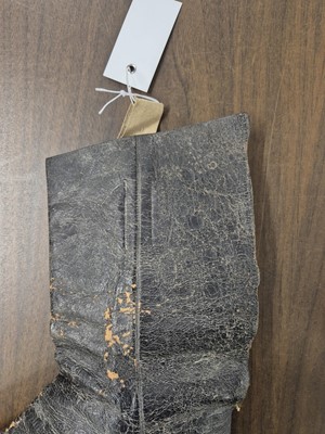 Lot 323 - Clothing. A pair of early-mid 19th century ladies' riding boots, by Stone of Brighton