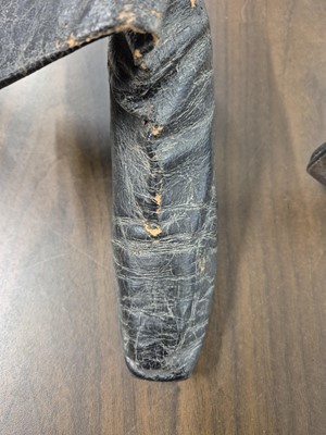Lot 323 - Clothing. A pair of early-mid 19th century ladies' riding boots, by Stone of Brighton
