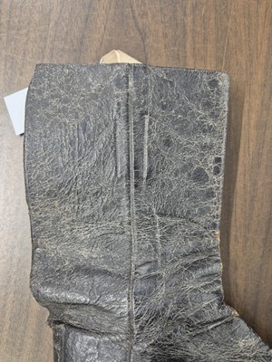 Lot 323 - Clothing. A pair of early-mid 19th century ladies' riding boots, by Stone of Brighton