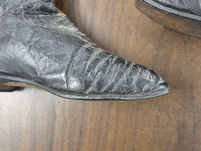 Lot 323 - Clothing. A pair of early-mid 19th century ladies' riding boots, by Stone of Brighton