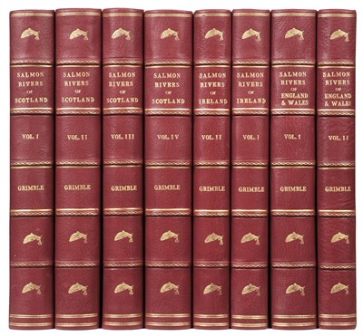 Lot 99 - Grimble (Augustus). The Salmon Rivers of Scotland, 4 volumes, 1899-1900