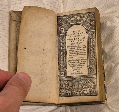 Lot 296 - New Testament [English]. The New Testament of our Lord and Saviour Jesus Christ..., 1640