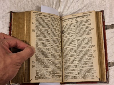 Lot 295 - Bible [English]. The Holy Bible: containing the Old Testament and the New, 1640