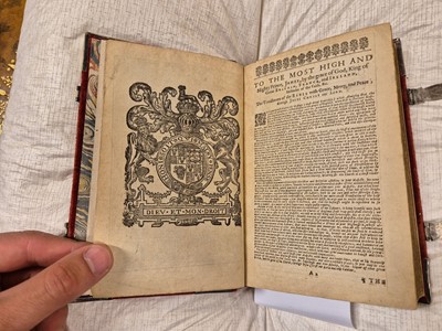 Lot 295 - Bible [English]. The Holy Bible: containing the Old Testament and the New, 1640