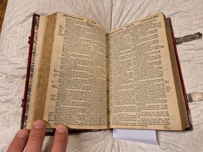 Lot 295 - Bible [English]. The Holy Bible: containing the Old Testament and the New, 1640