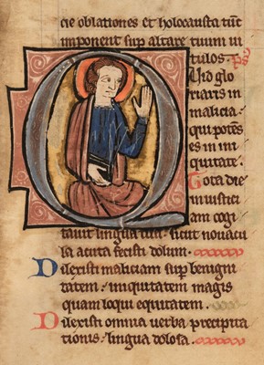 Lot 254 - Illuminated Psalter. Manuscript Psalter, Flanders or North-East France, late 13th-century