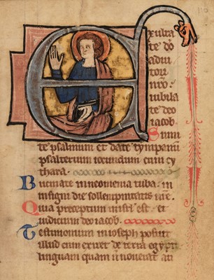 Lot 254 - Illuminated Psalter. Manuscript Psalter, Flanders or North-East France, late 13th-century