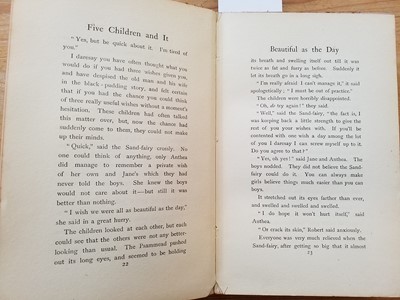 Lot 26 - Nesbit (E.). Five Children and It, 1st edition, London:T. Fisher Unwin, 1902