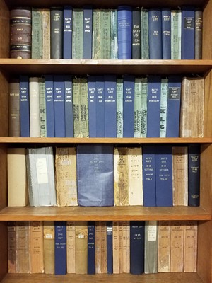 Lot 52 - The Navy List. A near complete run of approximately 360 volumes, London: John Murray, 1816-1980