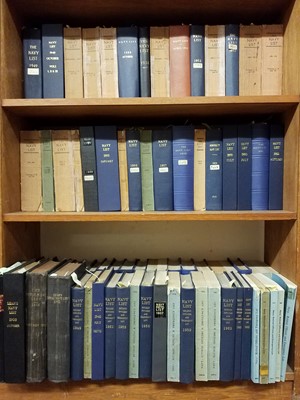 Lot 52 - The Navy List. A near complete run of approximately 360 volumes, London: John Murray, 1816-1980
