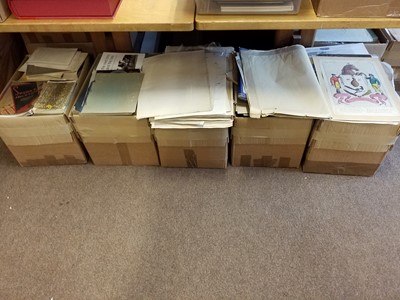 Lot 229 - Miscellaneous Ephemera. A large collection of miscellaneous British topographical ephemera