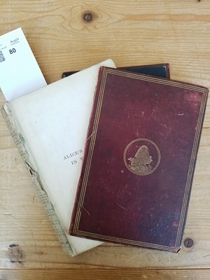 Lot 80 - Carroll (Lewis). Alice's Adventures in Wonderland, London: Macmillan and Co, 1869