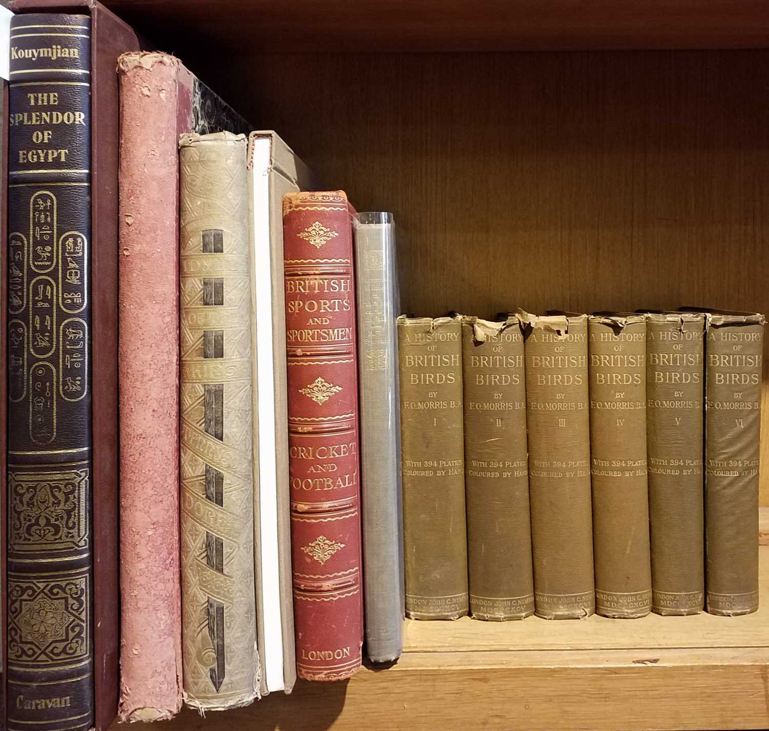 Lot 12 - Morris (F. O.). A History of British Birds, 6 volumes, 4th edition, London: John C. Nimmo, 1895