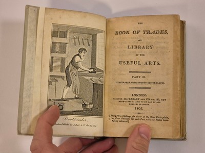 Lot 343 - Book of Trades, or Library of the Useful Arts, 3 vols, 1st edition, London: Tabart and Co., 1804-05
