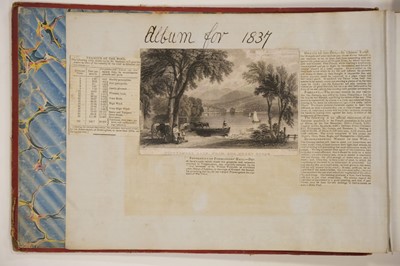 Lot 238 - Scrap Album. An early 19th-century album