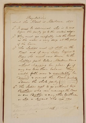 Lot 238 - Scrap Album. An early 19th-century album