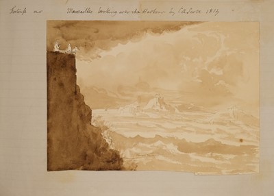 Lot 238 - Scrap Album. An early 19th-century album