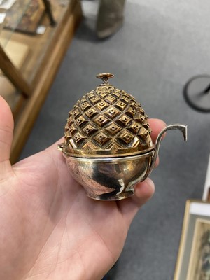 Lot 500 - Condiment Set. A three piece condiment set designed by Anthony Elson for Garrard & Co Ltd