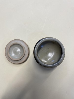 Lot 401 - Leach Pottery. A porcelain cruet set and other items