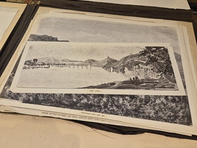 Lot 1 - Afghan Boundary Commission. A collection of ninety-six photographic reproductions, 1884-86