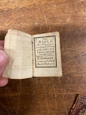Lot 337 - Miniature Bible [English]. The Bible in Miniature, London: E. Newbery, 1780..., and others