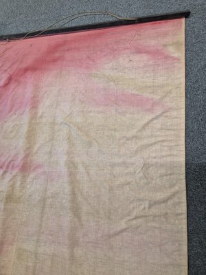 Lot 312 - Chinese Embroidery. A large silk panel presented to British Sacerdote Qi Rong, circa 1900