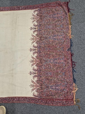Lot 363 - Shawl. A large Kashmir shawl, early 19th century