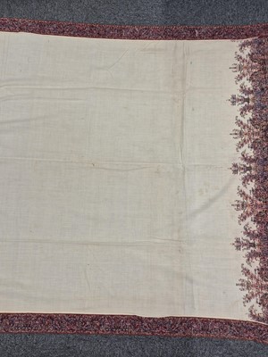 Lot 363 - Shawl. A large Kashmir shawl, early 19th century