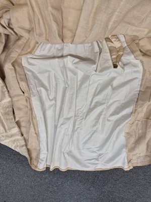 Lot 334 - Clothing. A two-piece satin wedding gown, circa 1840s, & other wedding attire, 19th-early 20th cent.