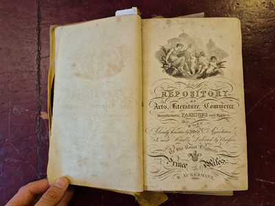 Lot 349 - Ackermann (Rudolph). The Repository of Arts, 12 vols, 1809-23