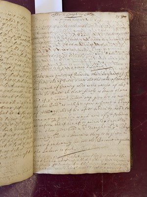 Lot 309 - Manuscript Receipt Book. A manuscript receipt book..., late 17th century