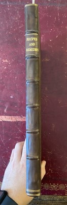 Lot 309 - Manuscript Receipt Book. A manuscript receipt book..., late 17th century
