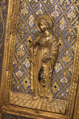 Lot 259 - Joni (Icilio Frederico, 1866-1946). Imitation 15th century painted and gilded binding