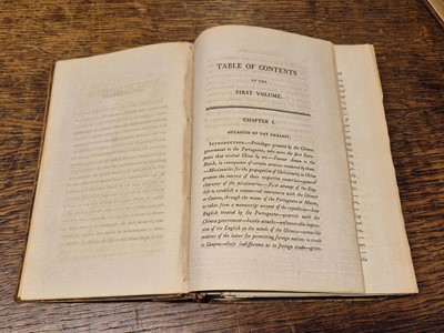Lot 60 - Staunton (George). An Authentic Account of an Embassy from the King of Great Britain to the Emperor of China, 3 volumes, 1797