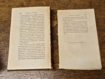 Lot 60 - Staunton (George). An Authentic Account of an Embassy from the King of Great Britain to the Emperor of China, 3 volumes, 1797