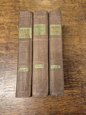 Lot 60 - Staunton (George). An Authentic Account of an Embassy from the King of Great Britain to the Emperor of China, 3 volumes, 1797