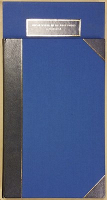 Lot 297 - Wilde (Oscar). De Profundis. A Facsimile, limited issue, British Library, 2000