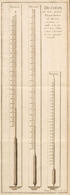 Lot 205 - De l'Isle (J. N.). Memoires pour servir... au Progrès de l'Astronomie, 1st edition, 1738
