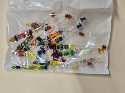 Lot 356 - Lace bobbins. A large collection of lace-making bobbins, 19th-20th century