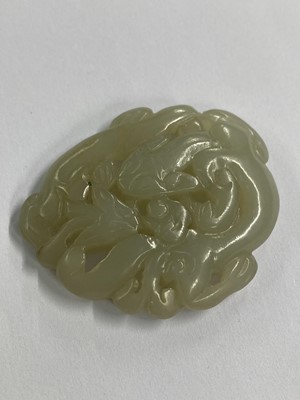 Lot 489 - Jade. A Chinese jade pei and other pieces