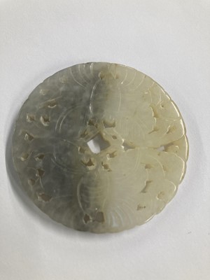 Lot 489 - Jade. A Chinese jade pei and other pieces