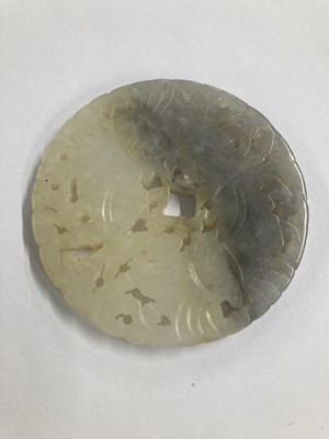 Lot 489 - Jade. A Chinese jade pei and other pieces