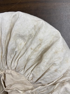 Lot 330 - Clothing. A rare pair of sleeve plumpers, circa 1830