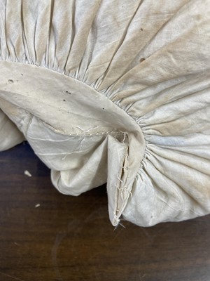 Lot 330 - Clothing. A rare pair of sleeve plumpers, circa 1830