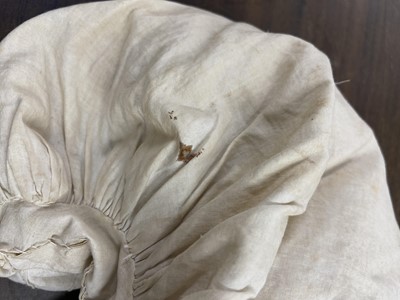 Lot 330 - Clothing. A rare pair of sleeve plumpers, circa 1830