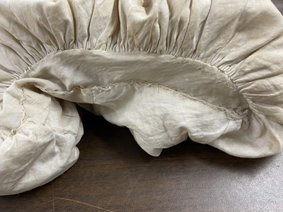 Lot 330 - Clothing. A rare pair of sleeve plumpers, circa 1830
