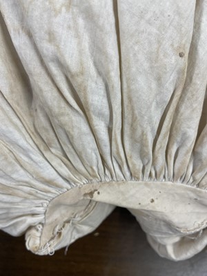 Lot 330 - Clothing. A rare pair of sleeve plumpers, circa 1830